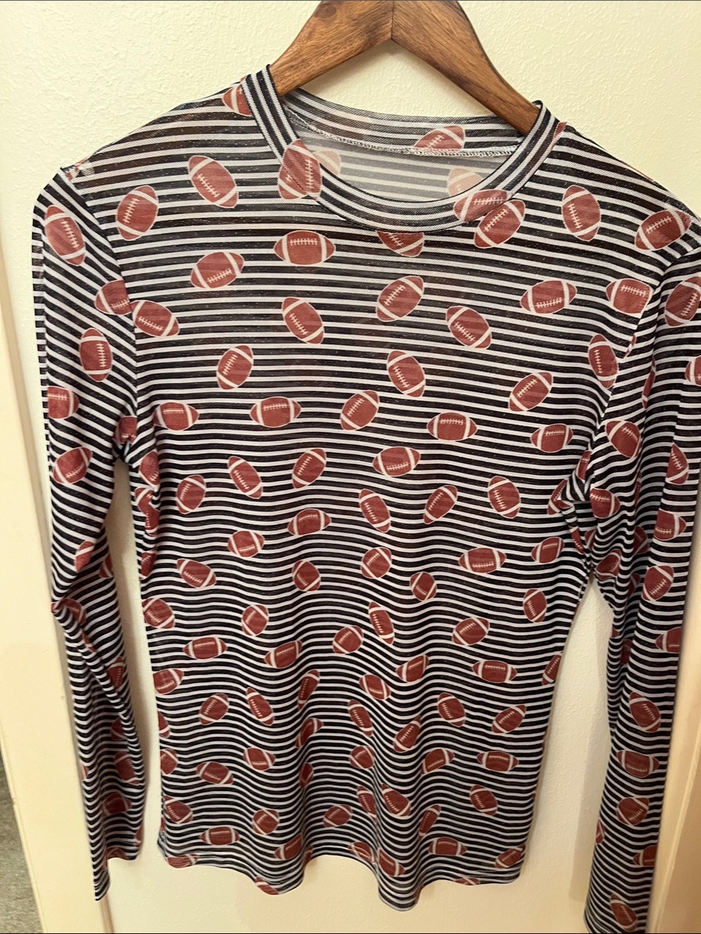 Mesh Football Top
